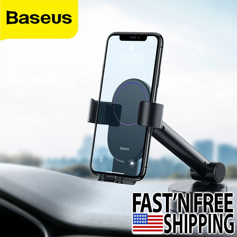 Baseus Universal Gravity Car Mount Phone Holder With Suction Base - Image 1 of 4