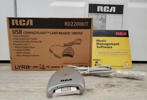 RCA USB CompactFlash Card Reader / Writer. RD2200KIT. NEW. Open Box - Picture 1 of 10