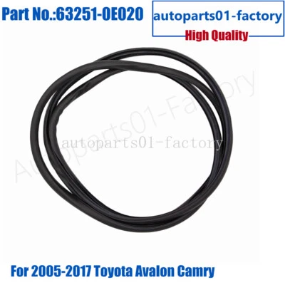 63251-0E020 nueva junta de sellado de techo corredizo apta para Toyota Avalon Camry 2005-2017 Foto 1 de 4