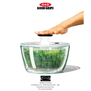 Oxo - Centrifuga Asciuga Insalata grande - ø cm 27,5 - 5,9 litri - in Vetro - Imagen 1 de 9