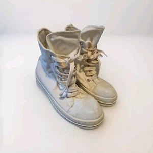 Rick Owens Drkshdw Ramones Women Hight Top Sneakers Boots Size: 39 - Picture 1 of 16