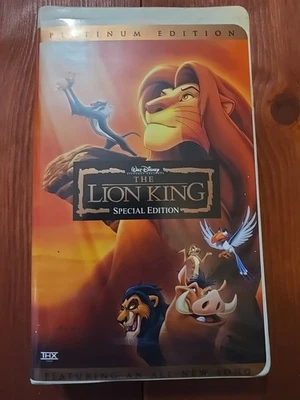 The Lion King (VHS, 2003, Platinum Edition Features an All-New Song) CIB - Image 1 of 3