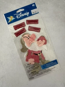 Disney EK Success Jolees Dimensional Stickers ~ Seven 7 Dwarves GRUMPY - Picture 1 of 11