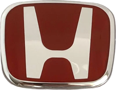 Emblema rojo para dirección botón bocina Honda Accord Civic Racing Foto 1 de 3