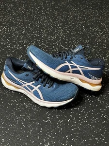 Zapatos Asics Gel-Nimbus 24 para mujer 9,5 ancho azul rosa carretera carrera correr entrenamiento - Imagen 1 de 7