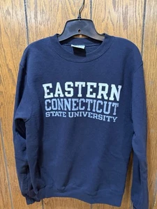 CHAMPION ECO EASTERN CONNECTICUT UNIVERSITY CREWNECK SWEATSHIRT SMALL - Picture 1 of 3