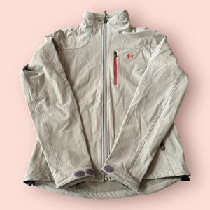 Chaqueta Under Armour Mujer M Verde Rendimiento Senderismo Elastizada Manga Larga Cremallera - Imagen 1 de 9