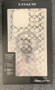 Coach Protective Case with Magsafe For iPhone 16 Pro Max Coque de Protection - Picture 1 of 4