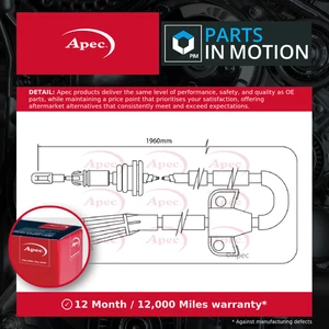 Handbrake Cable fits VOLVO V70 Mk2 2.4 Rear 99 to 07 Hand Brake Parking 30793819 - Picture 1 of 7