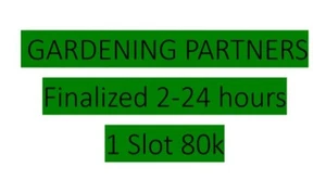 GARDENING PARTNERS EVENT Finalized 2-24 hours - Full Carry-Monoply Go 12 AUGUST - Picture 1 of 1