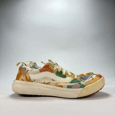 Zapatillas para mujer Vans UltraRange Rapidweld Leila Hurst beige estampado de hojas talla 6 Foto 1 de 4