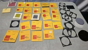 ๐ฅ 25+ Kodak Filters 3โ & 75mm Square New Used Cut Vtg Photography Camera & More - Picture 1 of 12