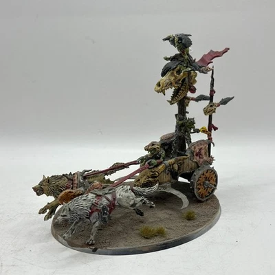 Warhammer Age of Sigmar: Gloomspite Gitz Frazzlegit Sciamano sulla Ruota di Guerra (BA214) - Immagine 1 di 4