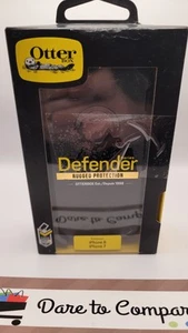 Otterbox Defender avec étui iPhone 7/8/SE - Noir NEUF boîte ouverte - Photo 1 sur 2
