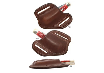 CASE XX KNIVES TRAPPER PANCAKE LEATHER BELT SHEATH (54P) POCKET KNIFE - Image 1 of 2