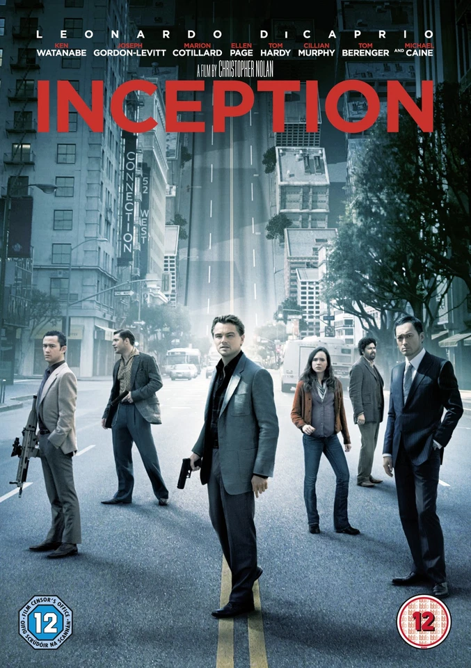 Inception (DVD) Elliot Page Joseph Gordon-Levitt Leonardo DiCaprio Tom Hardy - Image 1 of 1
