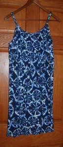 Women's Style & Co Blue & White Geometric Dress Size M Sleeveless Knee Length - Picture 1 of 6
