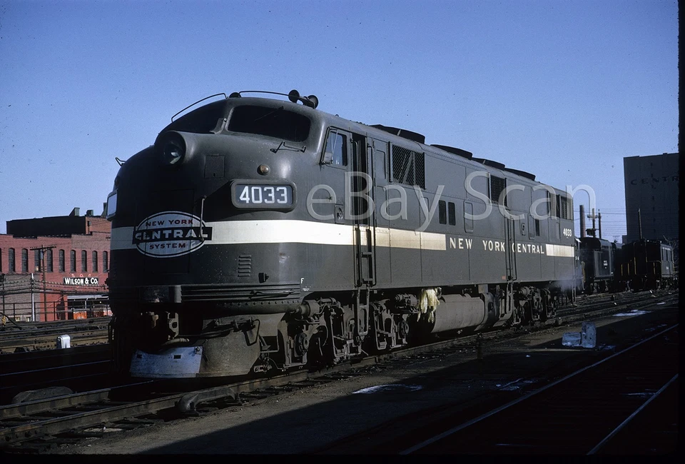 Diapositiva original - NYC New York Central E7A 4033 Albany NY en 1964 Foto 1 de 1