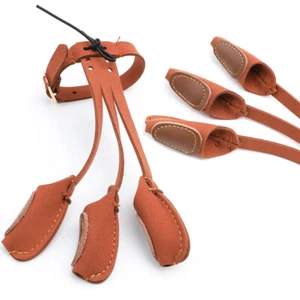 Archery 3 Finger Gloves Tab Guard Protector Gear Recurve Bow Shooting Hunting - Picture 1 of 12