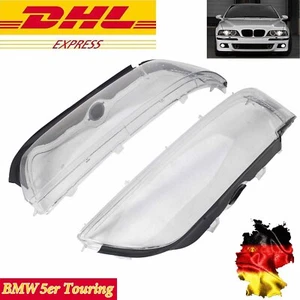 Streuscheiben Set für 5er BMW E39 Facelift 2000-2003 Scheinwerfer Scheibe Weiß - Bild 1 von 10