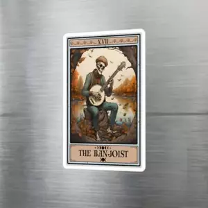 The BanjoistTarot Card Sticker 3" x 4" - Picture 1 of 5