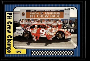 1991 Maxx #50 Bill Elliott w/Crew Pit Crew Champs (EX)(RAC) - Picture 1 of 2