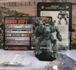 Battletech Blood Asp I Mech Inner Sphere Black Remnant Command Lance Miniature - Picture 1 of 2