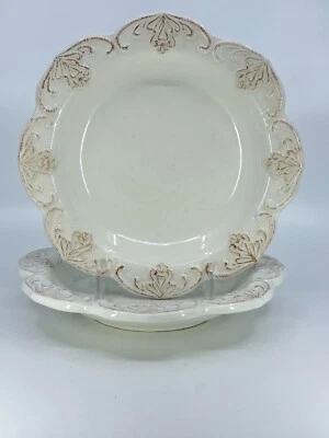 2 tazones de sopa/ensaladeras Bella Casa by Ganz artículo #BC8838 tazones de repuesto Foto 1 de 4