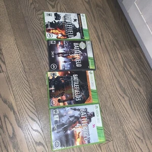 Lot X4 Battlefield 2 3 4 Xbox 360 Video Game Premium Edition Bad Compan Ultimate - Picture 1 of 3