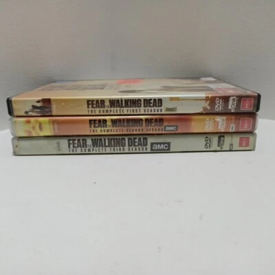 Fear The Walking Dead Complete Season 1 -3 Ex-Rental PAL Region 4 Free Postage  - image 1 of 4