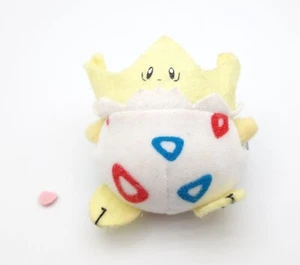 Pokemon Tomy Togepi change to egg reversible zipper plush toy 3" - Picture 1 of 4