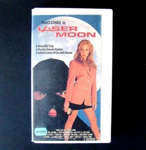 Laser Moon VHS Tape 1992 Traci Lords Sci Fi Horror Erotic Thriller Rare HTF 90s - Picture 1 of 4