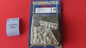 Warmaster Chaos Marauders Foot New BNIB 10mm Games Workshop Metal OOP GW Blister - Picture 1 of 3