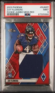 2023 Phoenix/125 Zay Blumen RJM ZF rot Jumbo Patch Pop 1!! RC Rookie Ravens - Bild 1 von 3