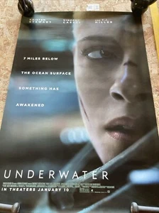 UNDERWATER 2020 ORIG DS 1 SHEET MOVIE POSTER KRISTEN STEWART 40”x27” - Bild 1 von 6
