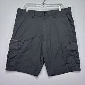 Pantalones Cortos Carga Eddie Bauer - Gris Pizarra - Pierna Ancha Sueltos - Exterior - Para Hombre 36 - Imagen 1 de 5