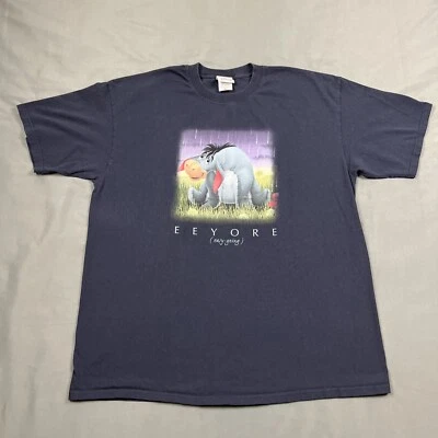 Camiseta De Colección The Disney Store Eeyore Estampado Fácil Azul XL DE COLECCIÓN Años 90 2000 Foto 1 de 4