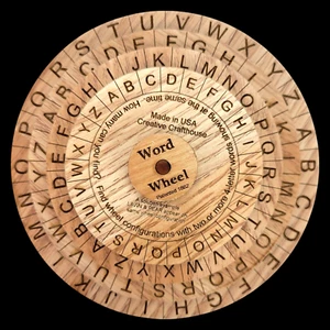 Word Wheel Puzzle - Find at Least Two 4-Letter Words at Once Creative Crafthouse - Picture 1 of 4