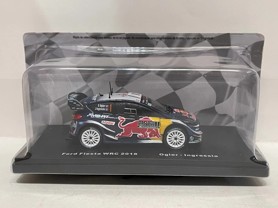 Ford Fiesta WRC Ogier Ingrassi 2018 Rally Montecarlo 1:43 Ixo Altaya Diecast