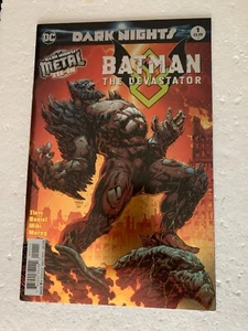 BATMAN THE DEVASTATOR #1 NM DC COMICS 2017 DARK NIGHTS - FOIL FIRST PRINT - Picture 1 of 2