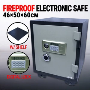 Fireproof Steel Electronic Digital Safe W/ Shelf, Security Sentry Home Office - Picture 1 of 11