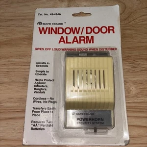 Radio Shack Safe House Powerhorn Window / Door Alarm 49-494A - Picture 1 of 20