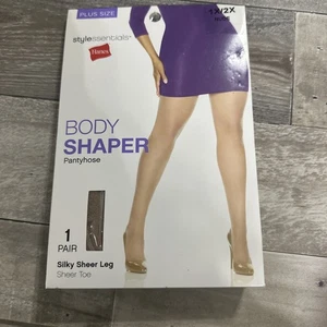 Hanes Body Shapeer Nude Silky Sheer Leg 1X/2X - Picture 1 of 4
