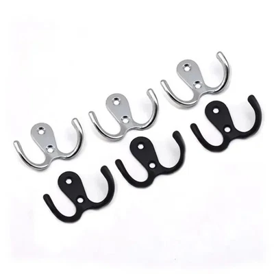 Percha de toallero retro 6 piezas montada en la pared para abrigos sombreros ropa hogar almacenamiento Foto 1 de 4