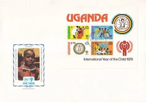 SA32h Uganda 1979 International Year of Child FDC - Picture 1 of 1
