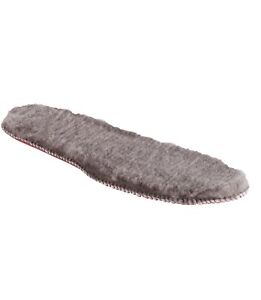 LL BEAN Shearling Lined Cushion Insoles Gray Graphite New Size 6