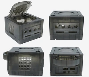 Bitfunx Negro Transparente - Carcasa Consola Nintendo Gamecube GCN Repuesto - Imagen 1 de 2