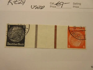 GERMANY Zusammendrucke Michel KZ24 USED Lot-10 Cat €9 - Picture 1 of 1
