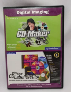 NTI CD-Maker Essentials / The Print Shop CD Label Creator MS/Win USED - Afbeelding 1 van 3