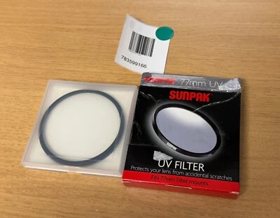 Sunpak 77mm Circular Polarizer Lens Filter for Nikon Sony Canon etc Lens - Image 1 of 2
